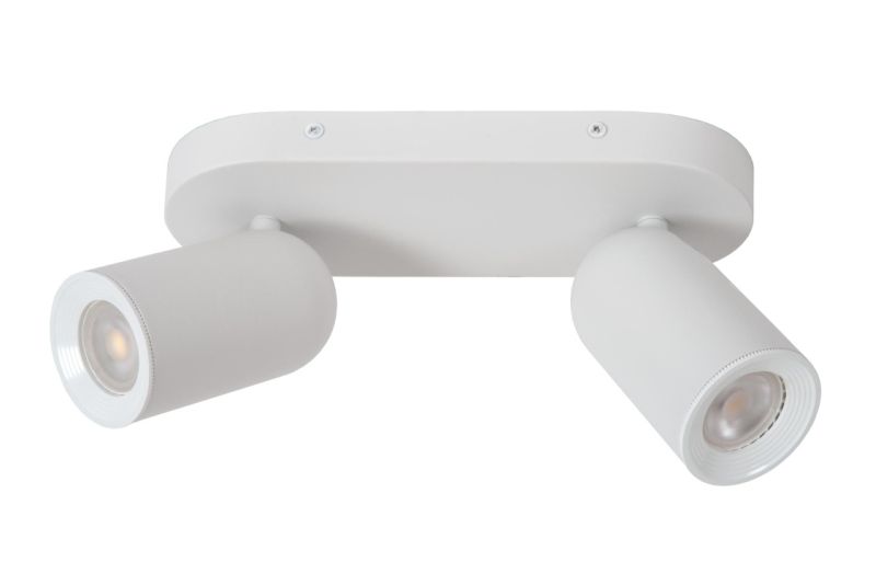 Lucide PUNCH - Stropné bodové svietidlo - 2xGU10 - Čierne